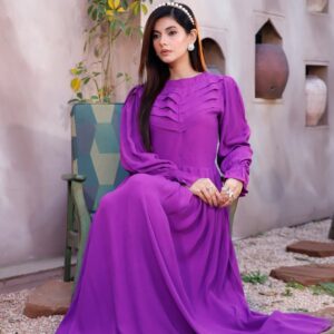 Effortless elegance in every step. #PurplePerfection