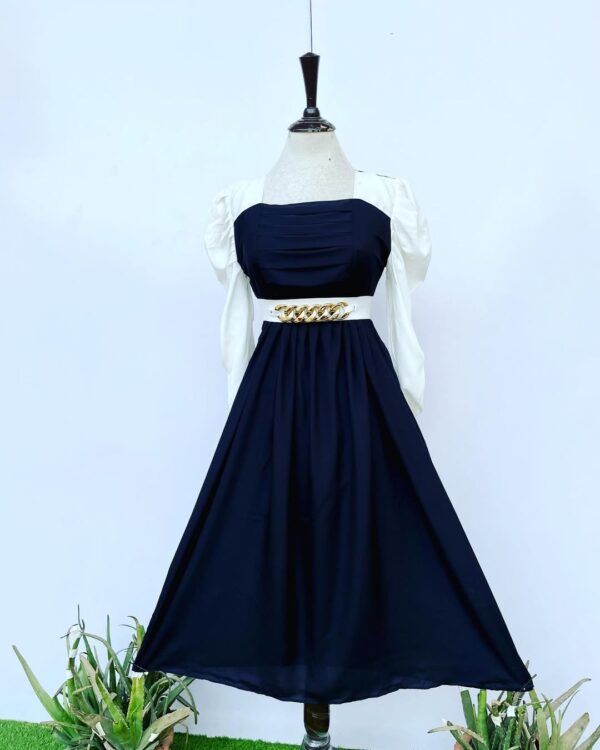 vip quality designer wear with chain belt..