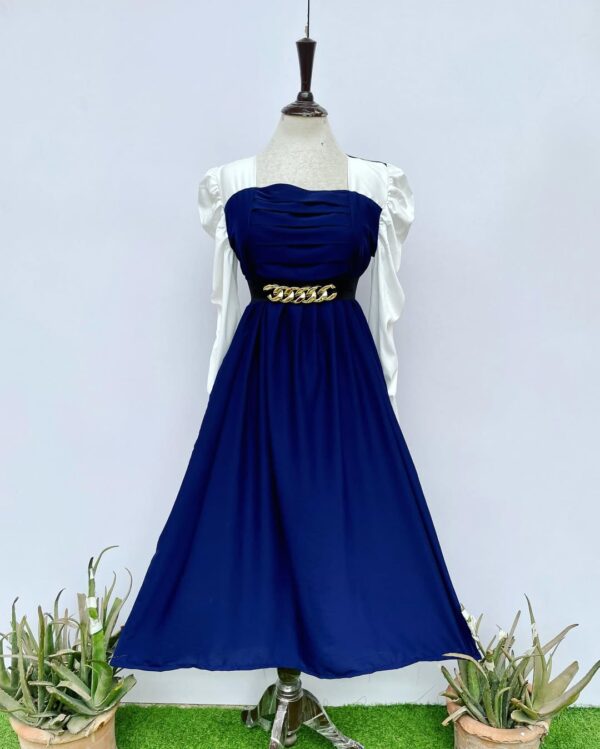 Elegant Designer Wear Outfits Turkish Chiffon with Stunning Belts