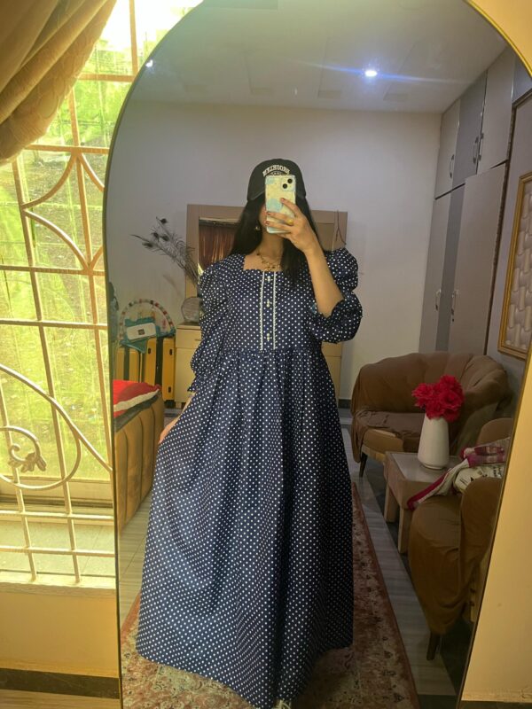 Blue Elegance Capture long maxi wear new arrival - Image 4